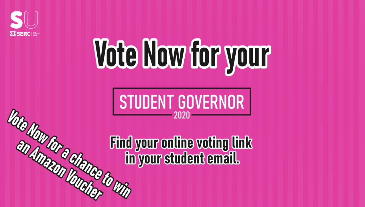 Student Governor Elections Closes at 6pm SERC